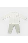 Bibaby Biorganic Koala Jungle Bebek Pijama Takımı 59777 Mint